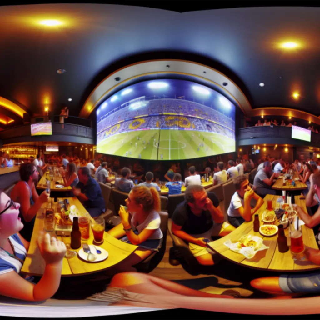 Energetyczna atmosfera podczas transmisji meczu w PolskaLoungeBar